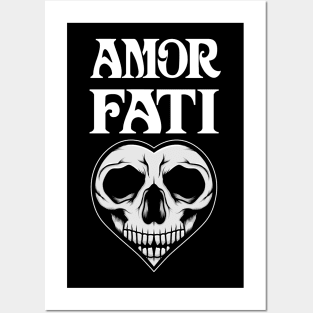 Amor Fati - Love Skull Posters and Art